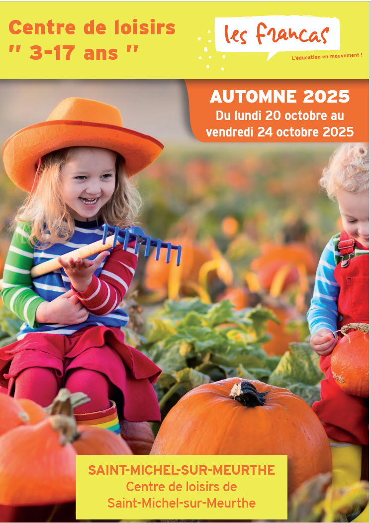 Carte ALSH Automne 25 Saint-Michel-sur-Meurthe