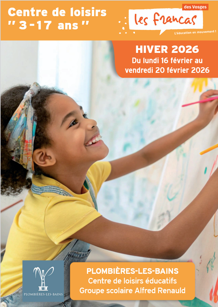 Carte de présentation ALSH Hiver 2026 Plombières les Bains